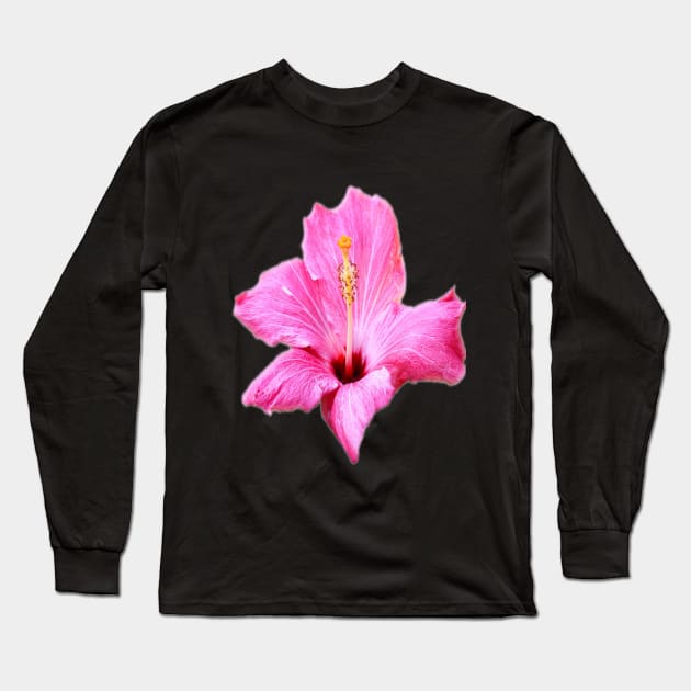 Hibiscus Long Sleeve T-Shirt by dodgerfl